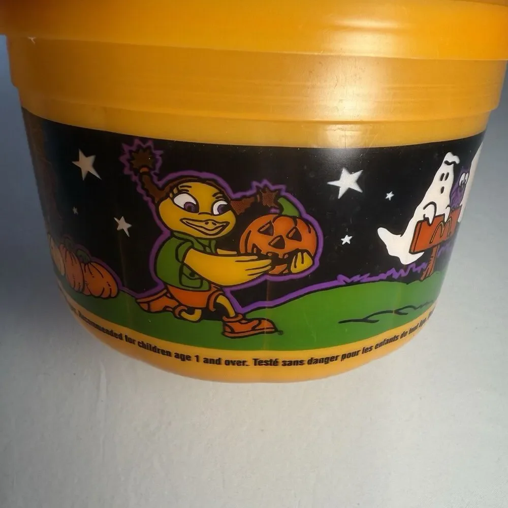 Vintage Lot 1988/1999 McDonalds Halloween Boo Bucket Jack O Lantern Pumpkin Pail